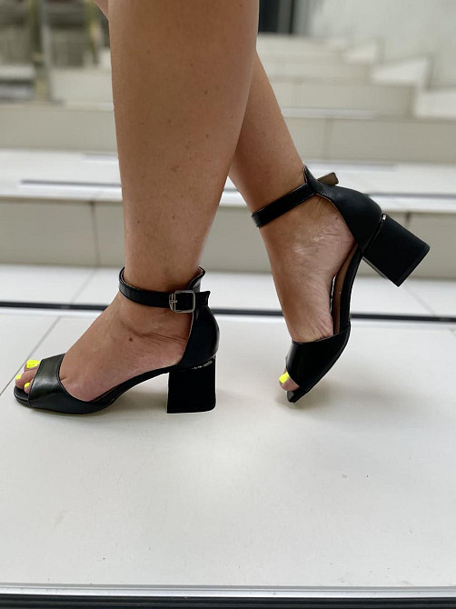 Purlina Босоніжки жіночі Purlina P245-2 чорні (літо, еко-шкіра) (4633) 36-40 Коломия - фото 6