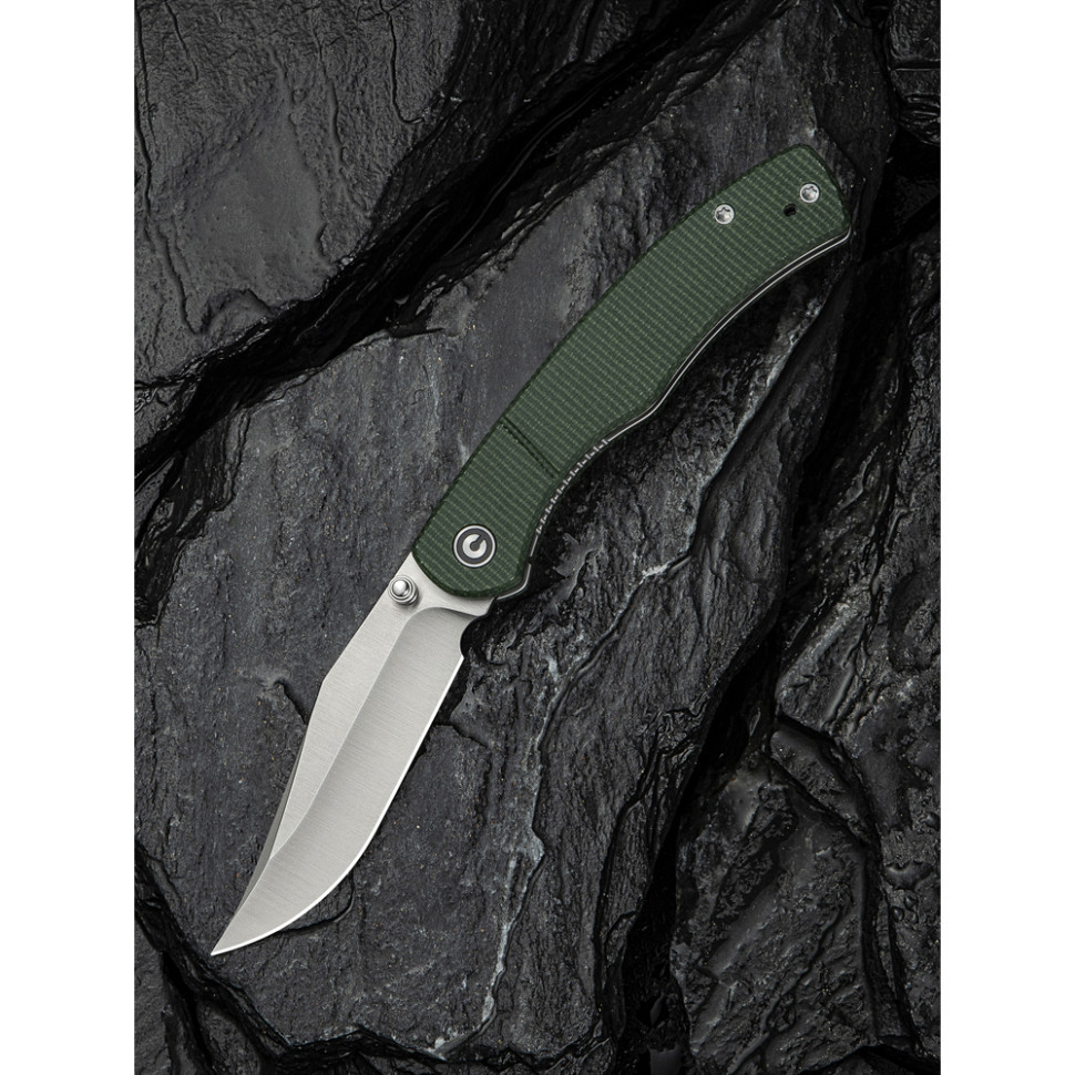 Ніж складаний кишеньковий Civivi Clingman, (7.6 см) Nitro-V / Micarta темно-зелений Київ - фото 10