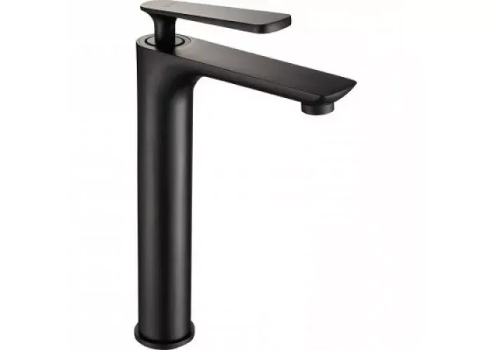 Змішувач для раковини високий Frap F1052-57 чорний Київ - фото 1