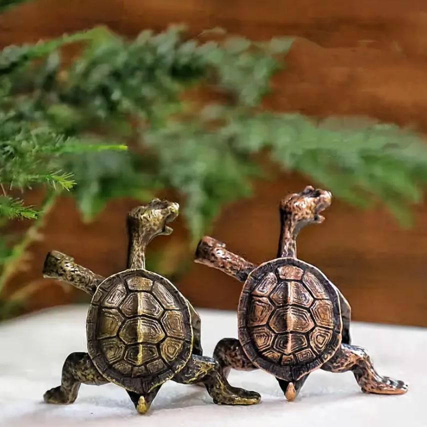 Маленький металевий тримач для благовоній "Черепаха Кунг-фу", підставка для ароматичних паличок у ст Київ - фото 2