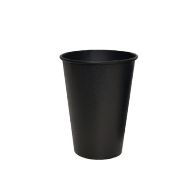 Стакани одноразові Romus паперові чорні 270 мл 50 шт. (001544) Вінниця - фото 1
