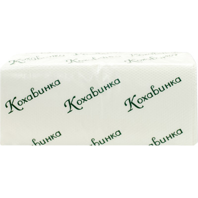 Паперові рушники Кохавинка V-складання Білі 2 шари 160 листів (4820032450194) Вінниця - фото 1