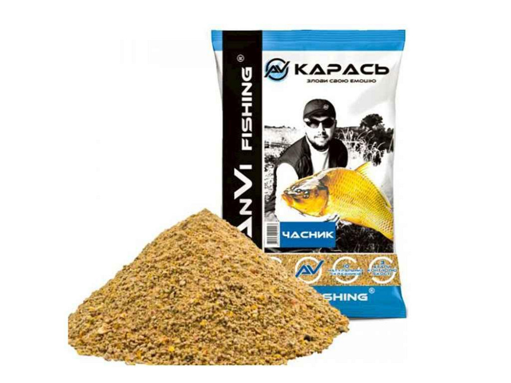Принада для лову риби Карась ЧАСНИК 1 кг. ТМ ANVI-FISHING Київ - фото 1