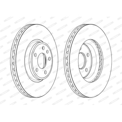 Тормозной диск FERODO DDF2596C-1 Винница - изображение 1