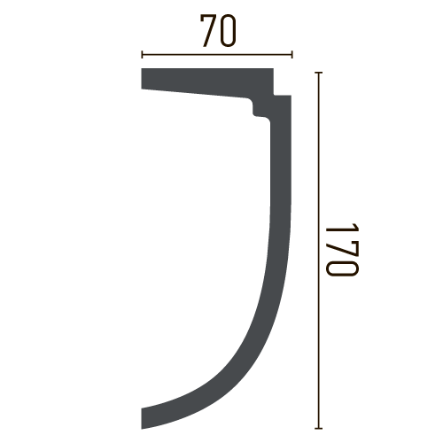 Карниз полиуретановый гладкий Gaudi Decor P 882 Днепр - изображение 2