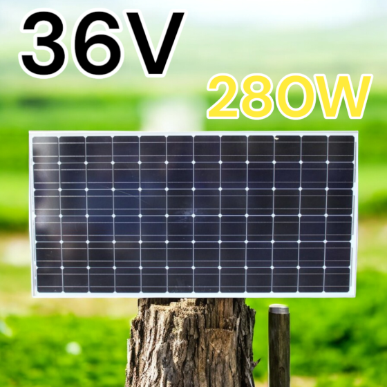 Солнечная панель 36V 280W 164×99×4 см — мощный и надежный модуль для автономного электроснабжения до Киев