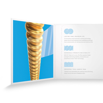 Струны для гитары D'Addario XS 80/20 Bronze Light (12-53) (XSABR1253) Винница - изображение 4