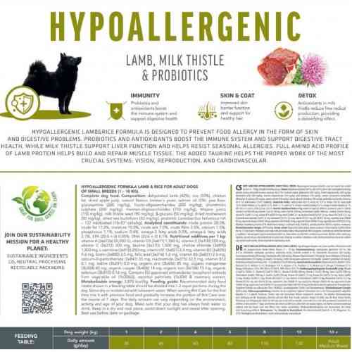 Корм для собак малых пород Brit Care Dog Hypoallergenic Adult Small Breed гипоаллергенный с ягненком, 1 кг Киев