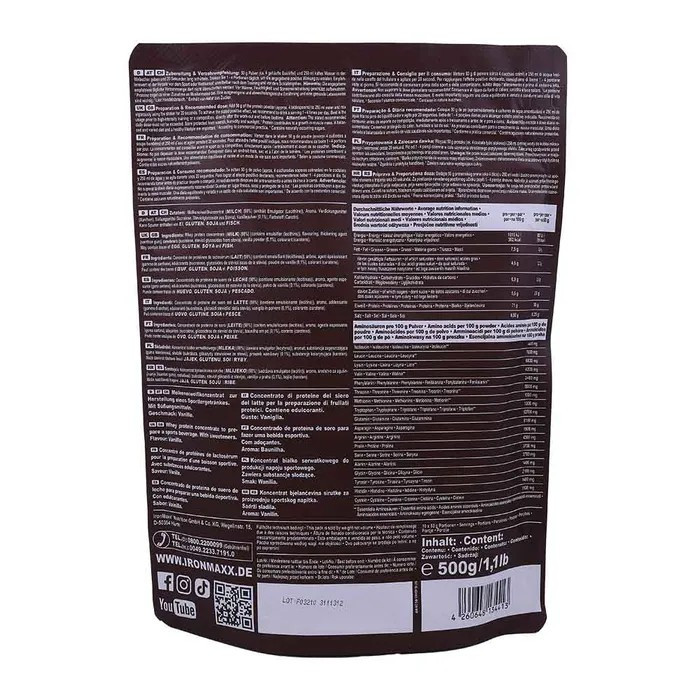 100 % Whey Protein 500g (Vanilla Ice Cream) Луцьк - фото 2