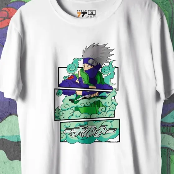 Футболка для подростка мальчика с принтом Наруто Какаші Хотаге Кид Размер 160 Anime10328 Днепр