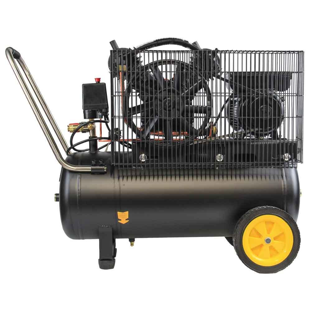 Компресор двоциліндровий ремінний (V) 2.5 кВт 396 л/хв 10бар 50 л (2 крани) SIGMA (7044131) Київ - фото 12