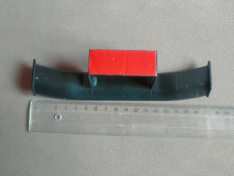 Мини Спойлер на авто Чёрный под карбон с усиленным скотчем Киев - изображение 8