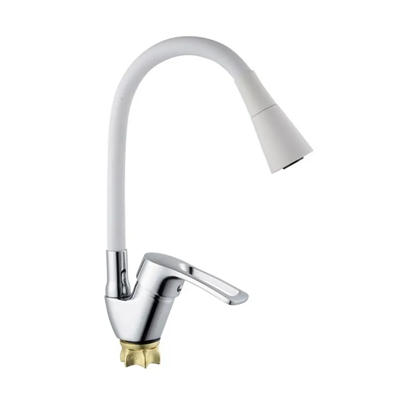 Змішувач для кухні з силіконовим виливом Champion YUB 011-181  Refl.White   ( MI6423 ) 37264 Харьков - изображение 1
