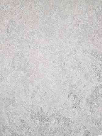 Шпалери вінілові на флізеліні гарячого тиснення DU&KA 1.06х10 вензель основа під штукатурку сірі коричневі Київ