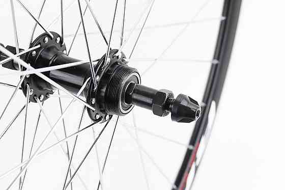 Колесо 29" заднє V-brake, обід та втулка 14Gx36H алюмінієві, пром-підшипники 6200 2RS, під вільнобіг, кріпл. ексцентрик, RACE29 Київ