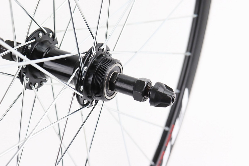 Колесо 29" заднє V-brake, обід та втулка 14Gx36H алюмінієві, пром-підшипники 6200 2RS, під вільнобіг, кріпл. ексцентрик, RACE29 Київ - фото 3