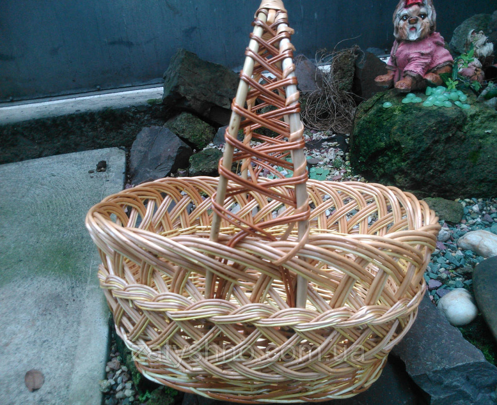 Подарочная корзина из лозы овальная Киев - изображение 4