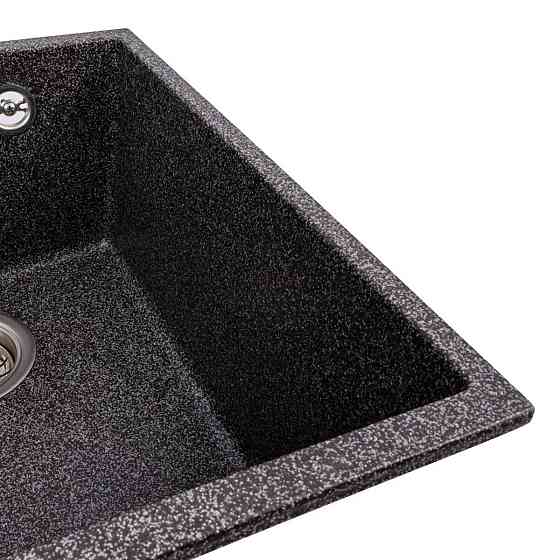 Гранітна мийка для кухні VALESO ROXY 3744 матова Графіт Коломыя