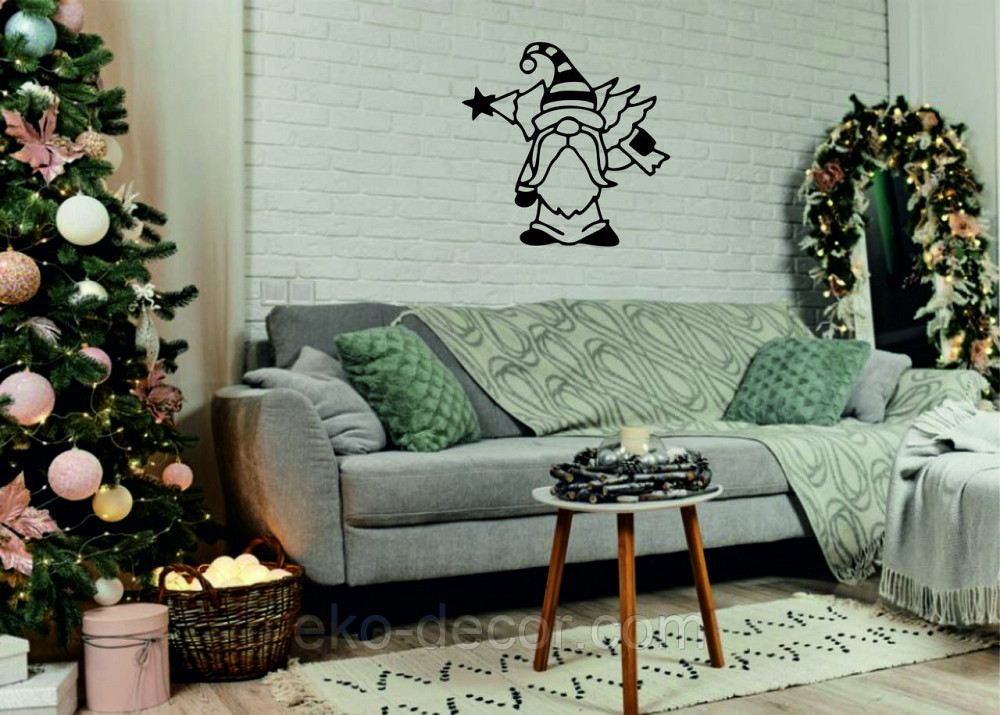 Декоративне настінне Панно «Гном», Декор на стену Київ - фото 2