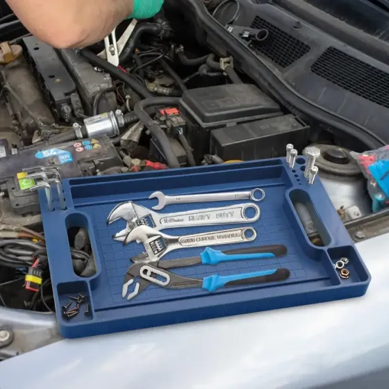 Переносной лоток для инструментов 35,6х23х2,4см, FLEXMAT / Силиконовый органайзер для хранения инструментов Коломия