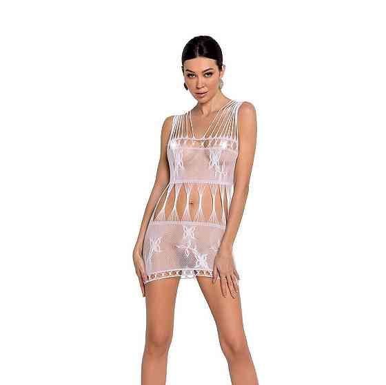 Бодістокінг мінісукня з метеликами Passion BS090 One Size white Sex Aura Київ
