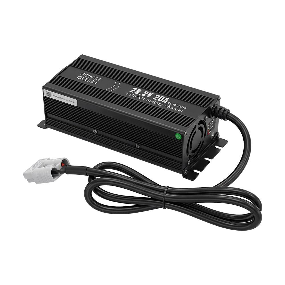 Зарядний пристрій для акумуляторних батарей LiFePO4 29.2V/20A Power Queen P24V20A-BCHA-MINI-X (44-00530) Киев - изображение 20