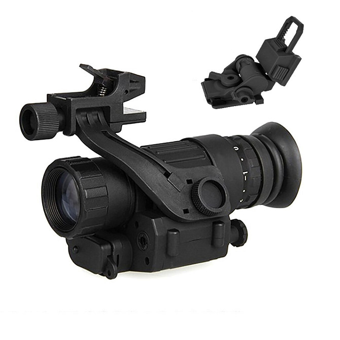Тактический монокуляр ночного видения Night Vision PVS-14 + адаптер на шлем L4G24 + J-arm Mount + Рог дугой Винница - изображение 3