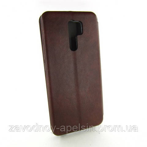 Чехол книжка Подставка Xiaomi Redmi 9 (коричневый) Одесса - изображение 2