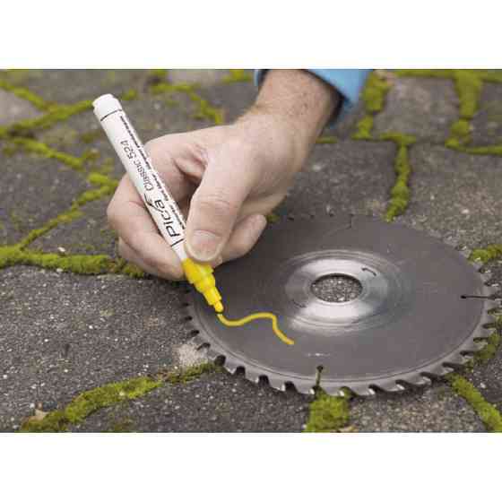 Рідкий промисловий маркер жовтий 524 Pica Classic Industry Paint Marker 2-4мм (524/44) Одеса