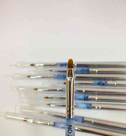 Трансформер пензель для гелю — овал (металевий) Київ