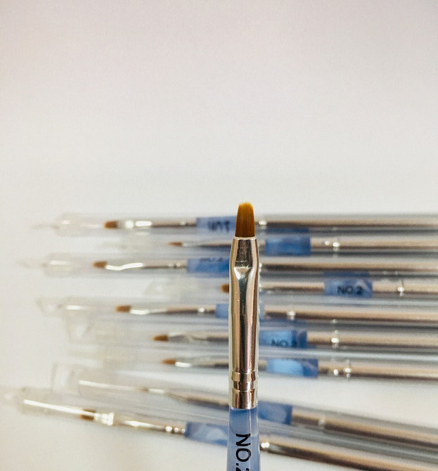 Трансформер пензель для гелю — овал (металевий) Київ - фото 2