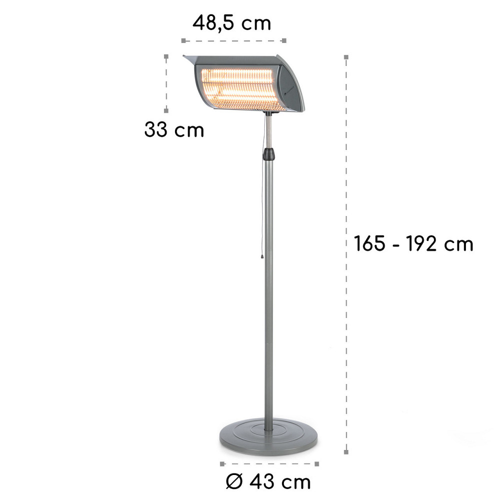 Нагрівач для тераси Heat Guard Focus IR ComfortHeat 1000/2000 Вт (Німеччина, читати опис) Рівне - фото 8