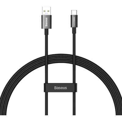 Дата кабель USB 2.0 AM to USB-C 1.0m Superior Fast Charging 60W black Baseus (CAYS000901) Вінниця