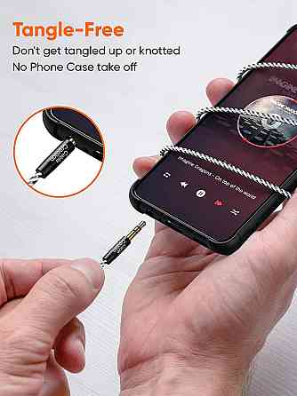Кабель AUX 3.5 mm - 3.5 mm mini jack M / F Tiegem 1 метр Київ