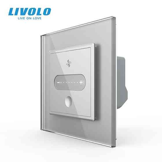 LIVOLO Розумний сенсорний прохідний/перехресний димер EC LIVOLO сірий матове скло ZigBee Коломыя