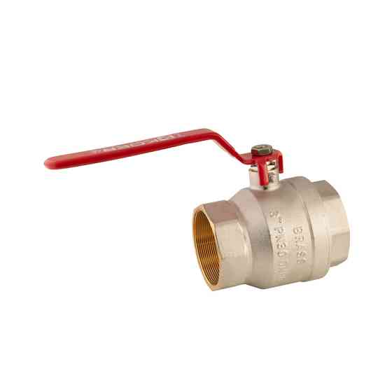 Кран кульовий Koer KR.214 - 3" FF ГГР (ручка "важіль" червона) (KR4951) Київ