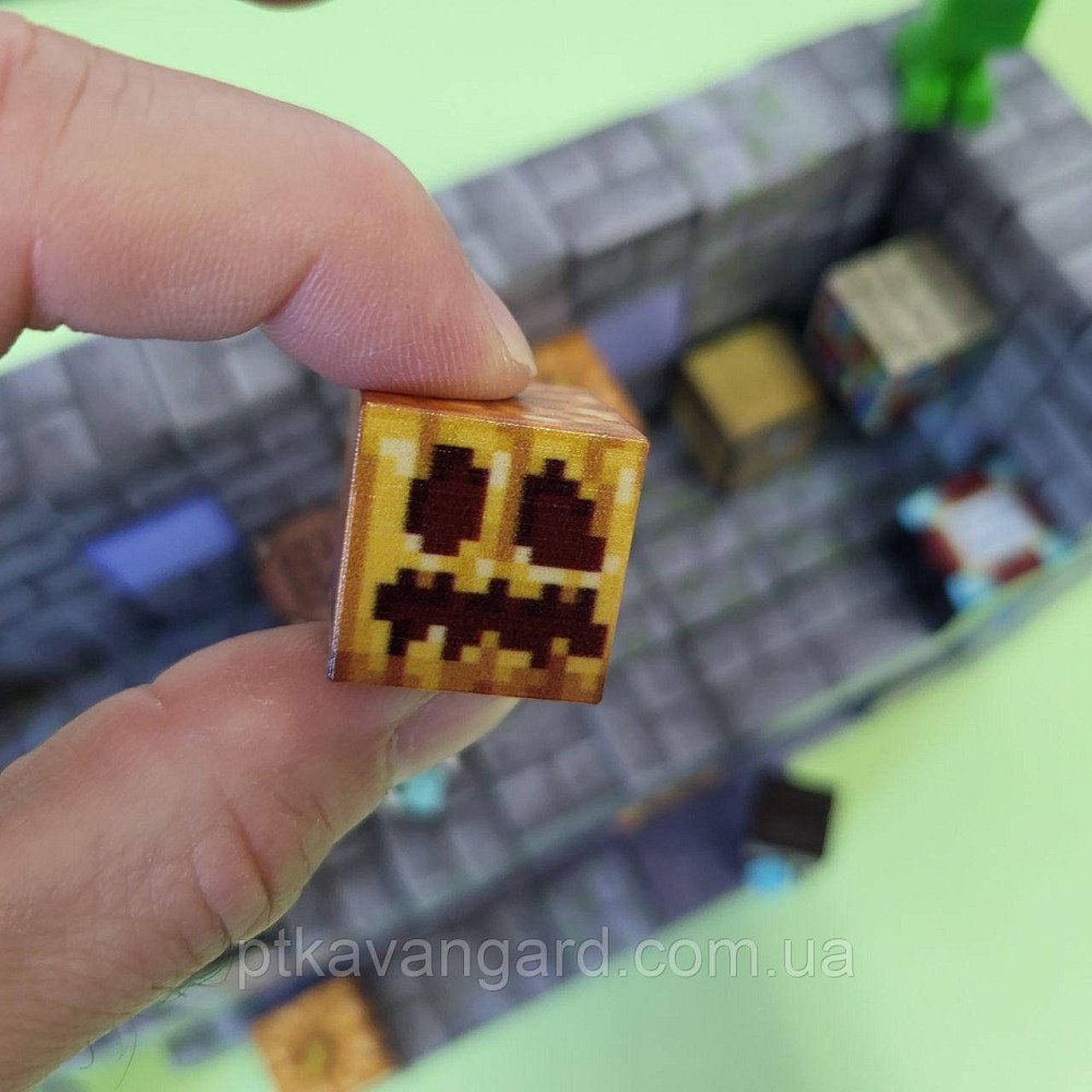 Магнитный конструктор майнкрафт 169 магнитных блоков двухэтажный домик с фигурками Dream World LZCK 057 Хмельницкий - изображение 4