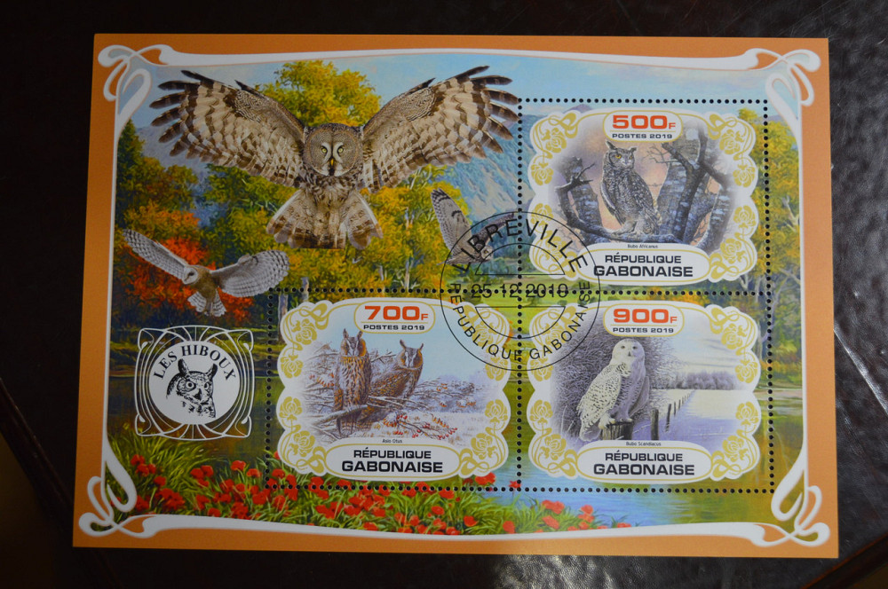 Габон. Марки. Фауна. Блок. 2019 рік (В-1) Полтава - фото 1