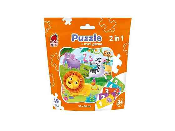 Пазли 2 in 1. Zoo RK1140-06 ТМ VLADI TOYS Київ