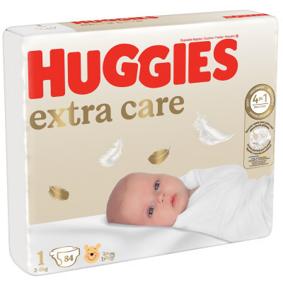 Подгузники Huggies Extra Care Размер 1 (2-5 кг) 84 шт (5029053578057) Винница - изображение 8