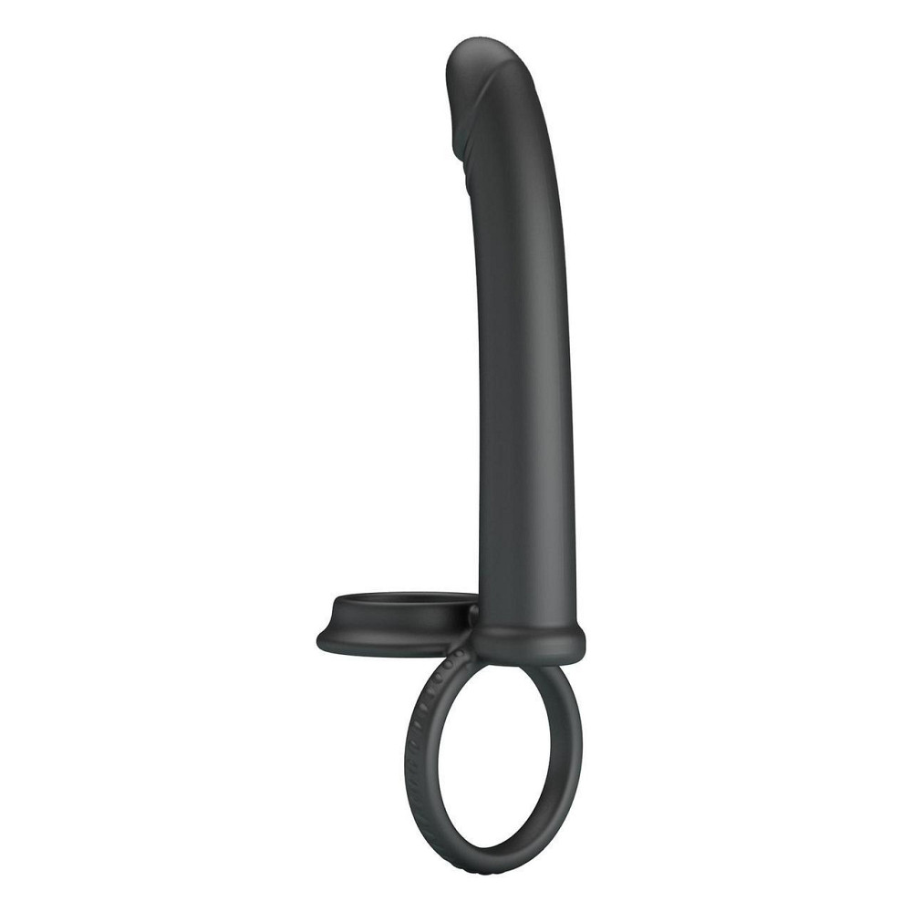 Силиконовая насадка на член для двойного проникновения Moses waterproof Sex Aura Киев - изображение 5