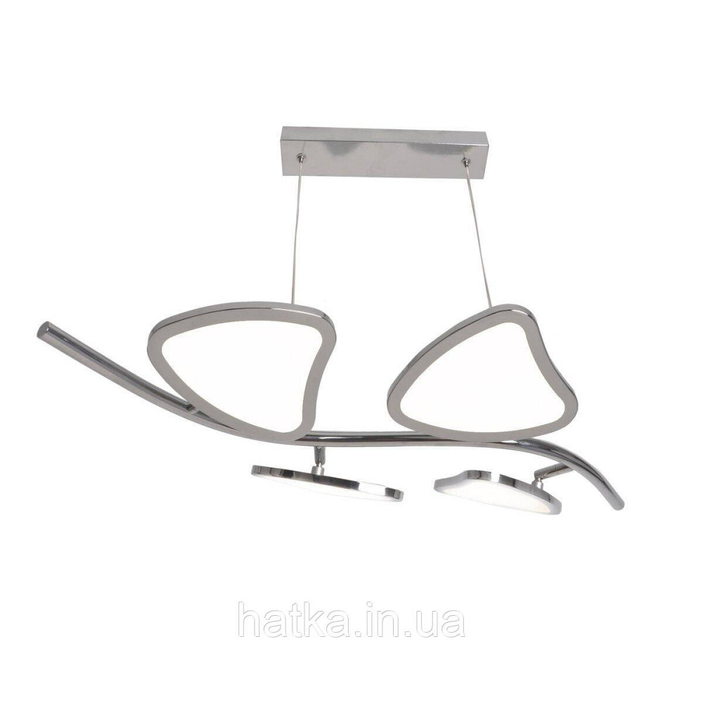 Люстра підвісна світлодіодна пелюстки біла Sirius 2901-4P (64W) Київ - фото 3