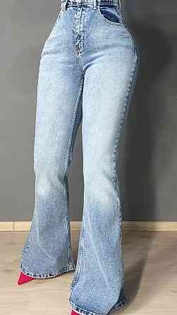 Джинсы женские Sherocco 7044-1 FLARE клеш от колена стрейчевые голубые, голубой, 26, 26, 69 см, 95 см Киев
