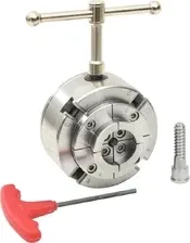 4-szczękowy uchwyt tokarski z uchwytem M33 stalowy srebrny 96 mm Киев