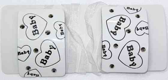 Магніти для штор і гардин (160м) Ксенія набір 2 шт Білий (81-071) Київ