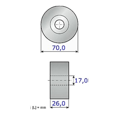 Ролик натягувача ременя INA 531 0891 10 Вінниця - фото 2