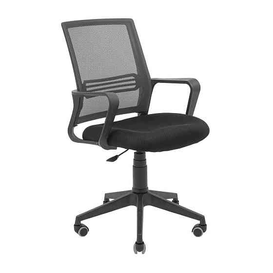 Офисное кресло руководителя Richman Gina Piastra Черно-серый Днепр