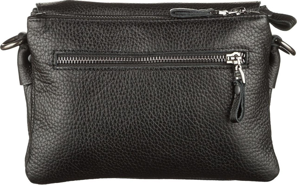 Мужская сумка кожаная, Черная (SHVIGEL) Киев - изображение 2