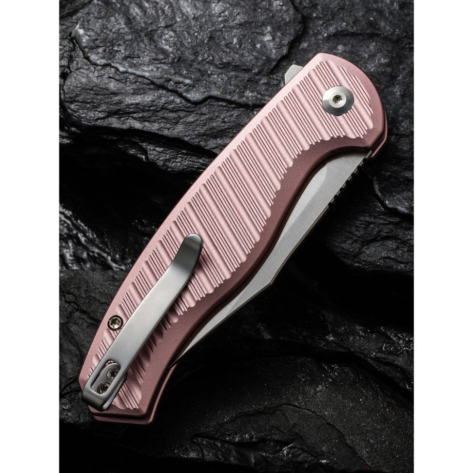 Ніж складаний туристичний Civivi Stormhowl, (8.4 см) Nitro-V / Aluminum рожевий Киев - изображение 14
