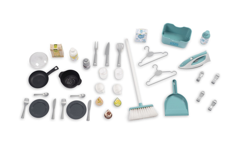 Інтерактивна кухня Smoby 2 в 1 Тефаль. Кухня+Пральня з праскою та сушкою (311050) Київ - фото 2